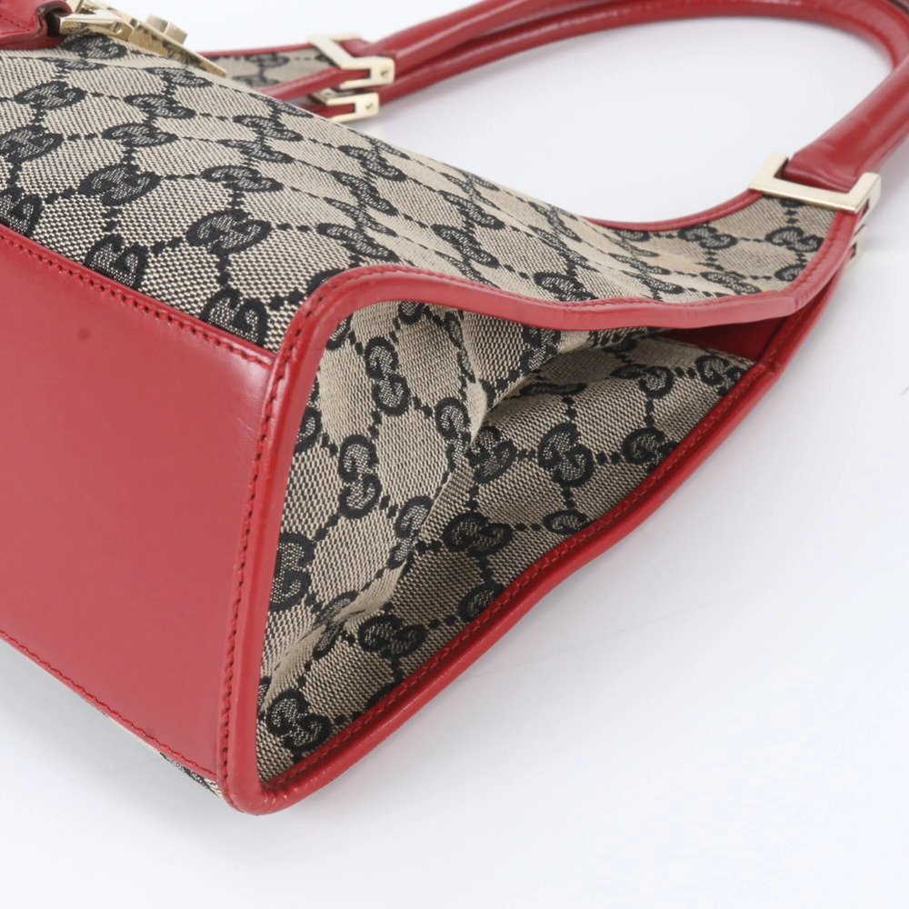 GUCCI Cream Leather Jackie Tote Bag - Picture 4 of 11